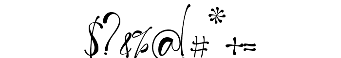 Royal Signature Font OTHER CHARS