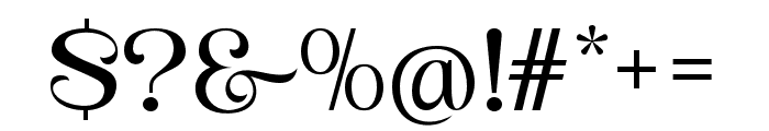 RoyalCrest-Light Font OTHER CHARS