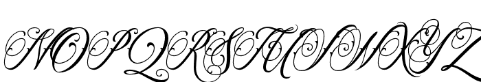 RoyalWonder-Regular Font UPPERCASE