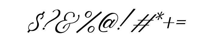 Royalite-Italic Font OTHER CHARS