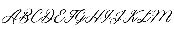 Royalite-Italic Font UPPERCASE