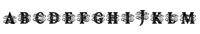 Royalking Monogram Flower Font LOWERCASE