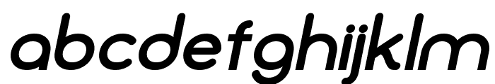 Royalstaf Bold Oblique Font LOWERCASE