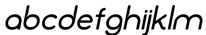 Royalstaf-Oblique Font LOWERCASE