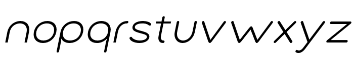 Royalstaf-ThinOblique Font LOWERCASE