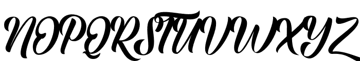 Royante-Regular Font UPPERCASE