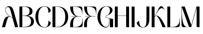 Roygen Display Regular Font UPPERCASE