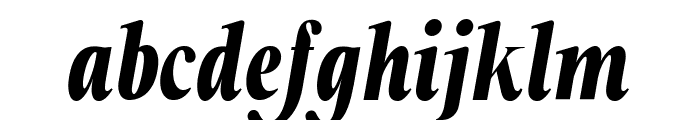 Roystorie Black Italic Font LOWERCASE