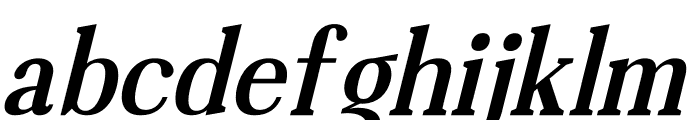 Rubaile Italic Font LOWERCASE