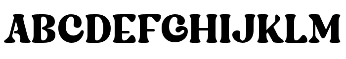 RubenRegular Font UPPERCASE