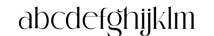 Rubien Gaston Font LOWERCASE