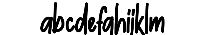 Ruby Dream Regular Font LOWERCASE