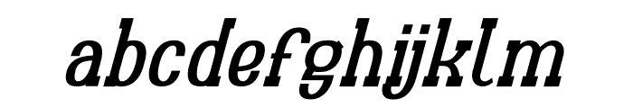 Ruby Ring Condensed Italic Font LOWERCASE