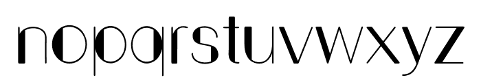 Ruddean Regular Font LOWERCASE