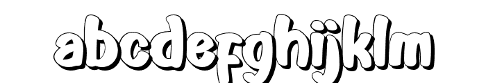 RudekidsShadow Font LOWERCASE