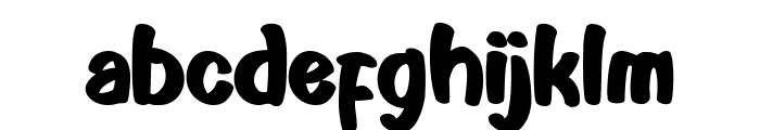 Rudekids Font LOWERCASE