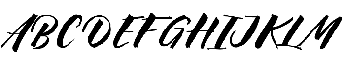 Ruffle Script Regular Font UPPERCASE