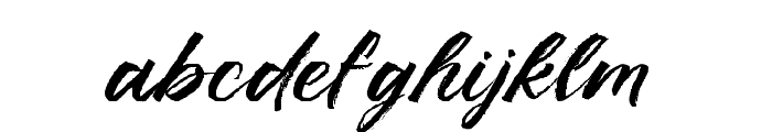 Ruffle Script Regular Font LOWERCASE