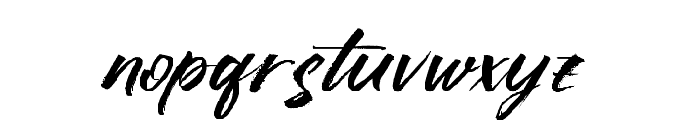 Ruffle Script Regular Font LOWERCASE