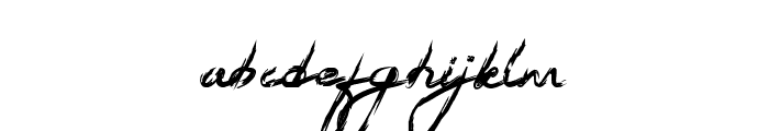 RufistBrush Font LOWERCASE