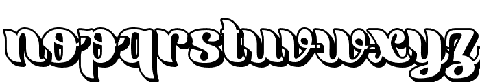 Rukishy-Shadow Font LOWERCASE