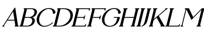 Rukoyah Italic Font UPPERCASE