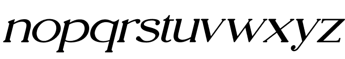 Rukoyah Italic Font LOWERCASE