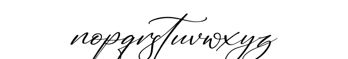 Ruliena Italic Font LOWERCASE