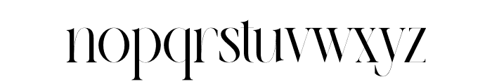 Rulinsa Font LOWERCASE