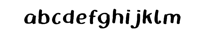 Rulita Font LOWERCASE