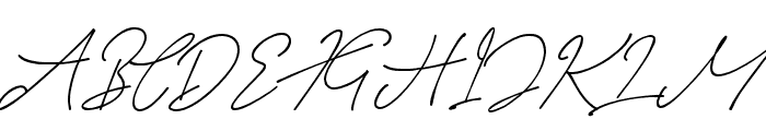 Rumangsa Signature Font UPPERCASE