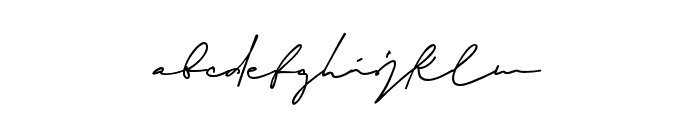 Rumangsa Signature Font LOWERCASE