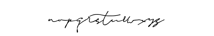 Rumangsa Signature Font LOWERCASE