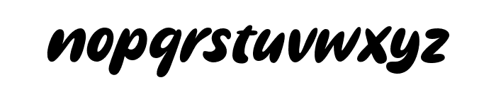 RumbleBorn-Regular Font LOWERCASE