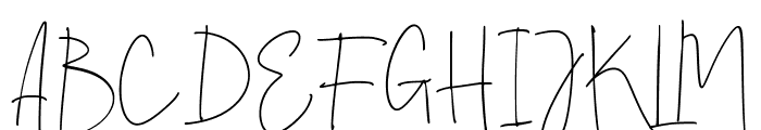RumbleHoneySignature-Regular Font UPPERCASE