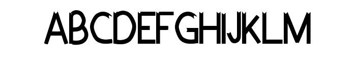 Runcing Regular Font UPPERCASE