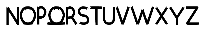 Runcing Regular Font UPPERCASE