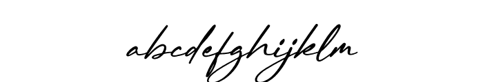 Rundreams Signature Italic Font LOWERCASE
