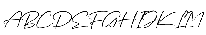 Rundreams Signature Font UPPERCASE