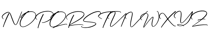 Rundreams Signature Font UPPERCASE