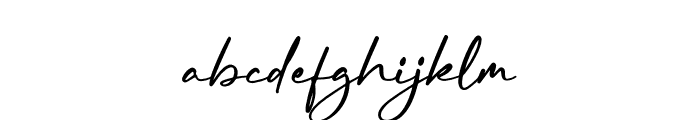 Rundreams Signature Font LOWERCASE