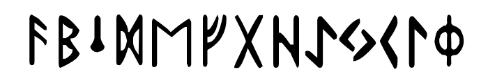 Runegrim Font UPPERCASE