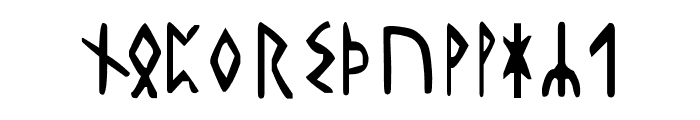 Runegrim Font UPPERCASE