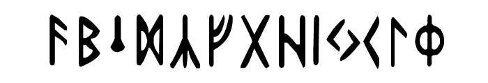 Runegrim Font LOWERCASE