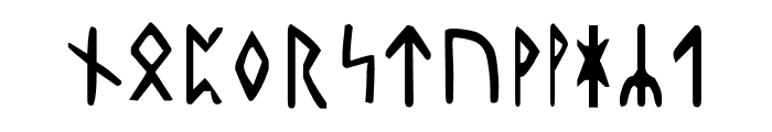Runegrim Font LOWERCASE