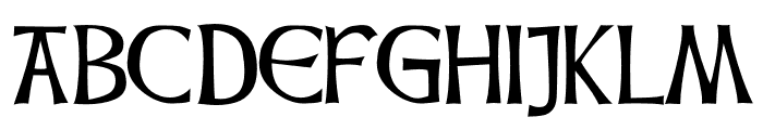Runekraeft Regular Font UPPERCASE