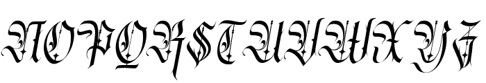 Runholdy Italic Font UPPERCASE