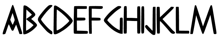 Runic Sans Bold Font LOWERCASE