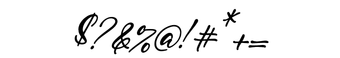 Runthela Vinetan Italic Font OTHER CHARS
