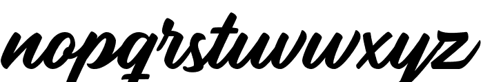 Rupture Font LOWERCASE